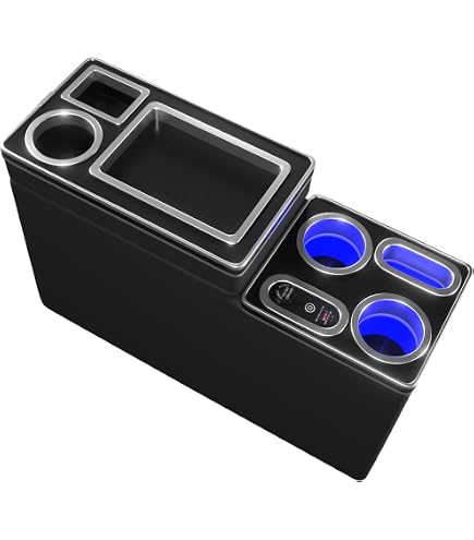 Amazon | 車用コンソールボックス アームレスト 【ワイヤレス充電